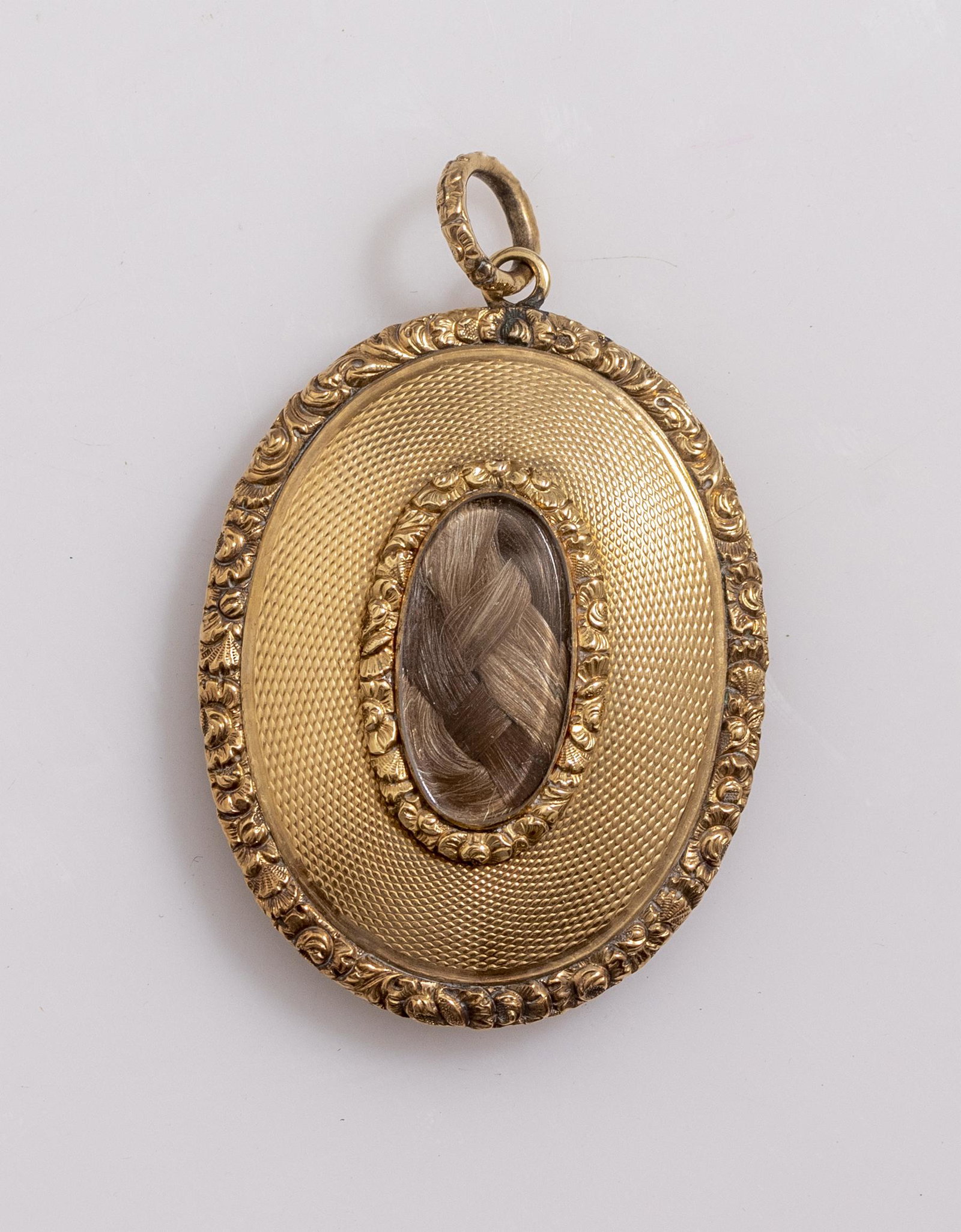 Victorian Gold  Mourning Pendant (1 of 2)