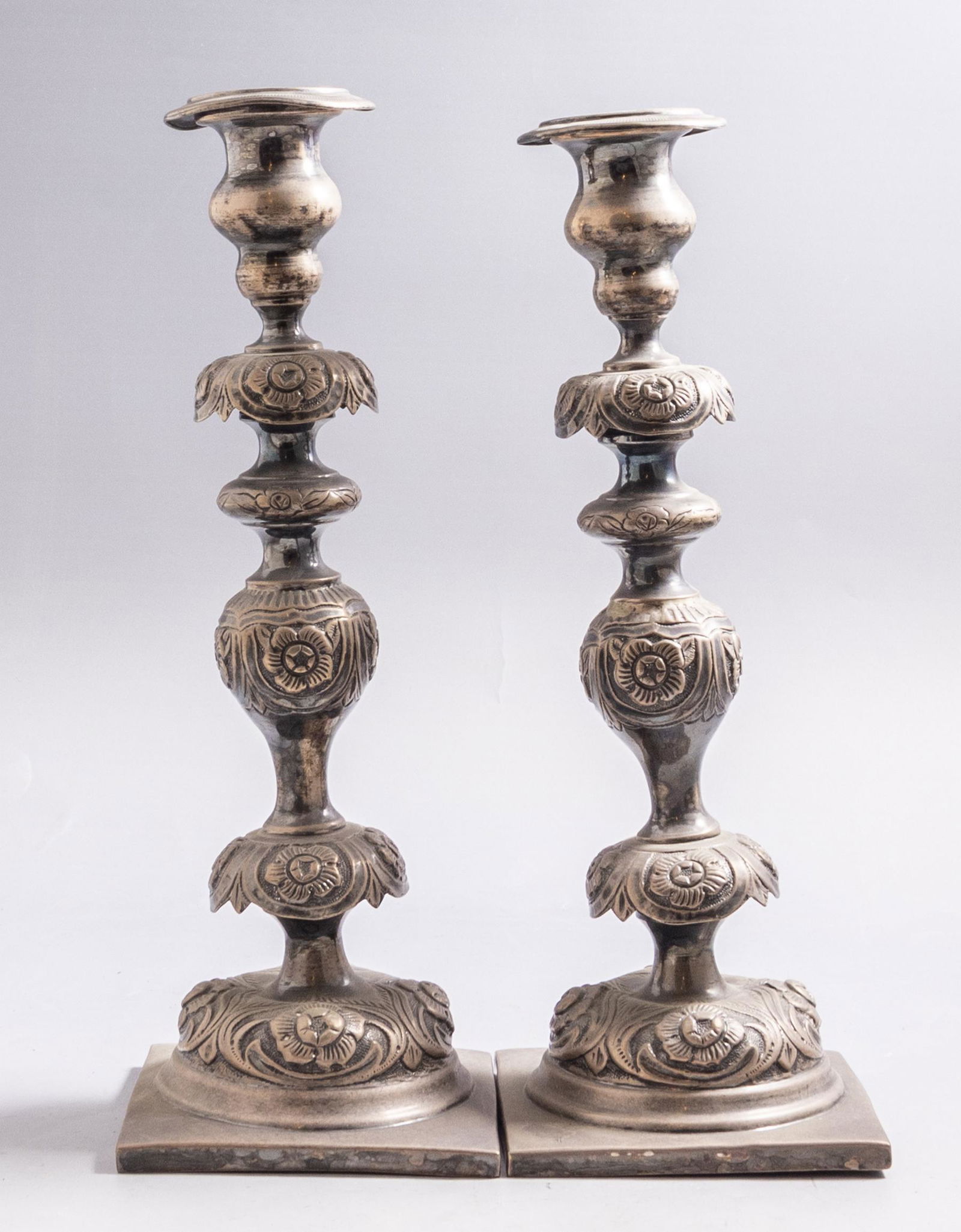 Polish Silver Candlesticks M. Sztern 1871