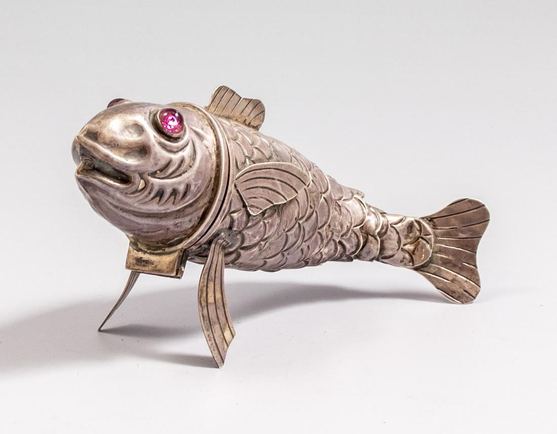 Jewish German Silver Spice Container (1 of 5)