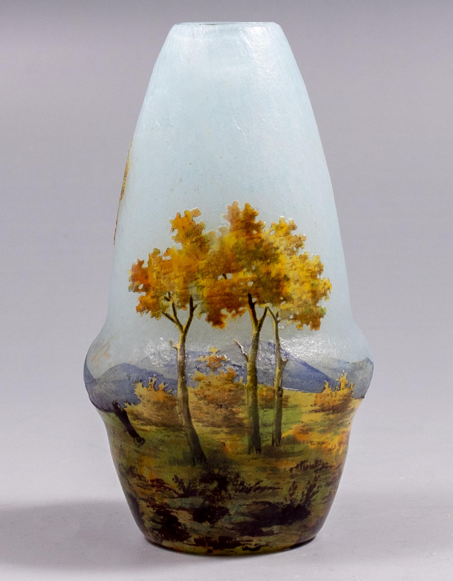 Cameo Glass Vase, Daum Nancy (1 of 6)
