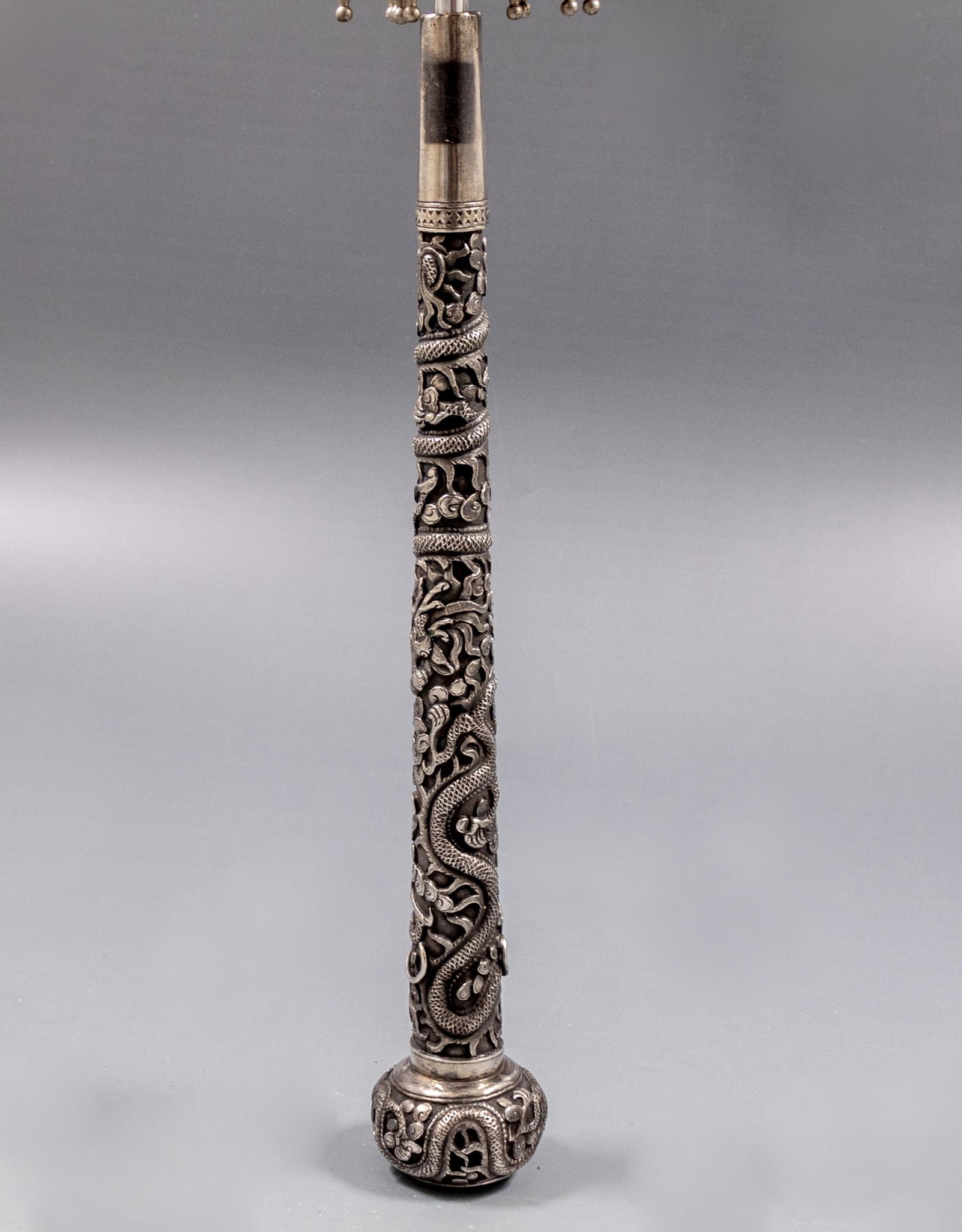Chinese Silver Umbrella Handle (1 of 6)