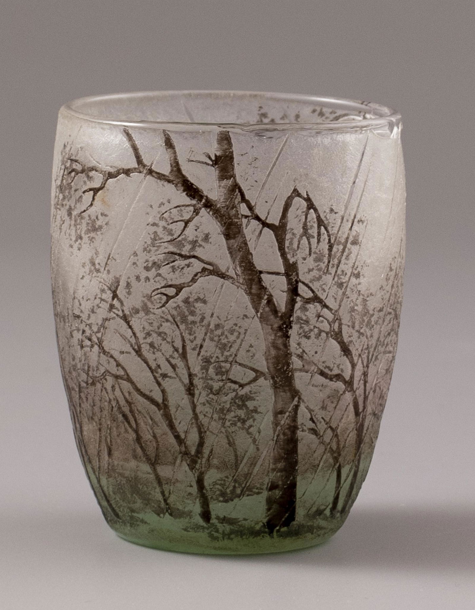 Cameo Glass Miniature Vase, Daum Nancy (1 of 10)