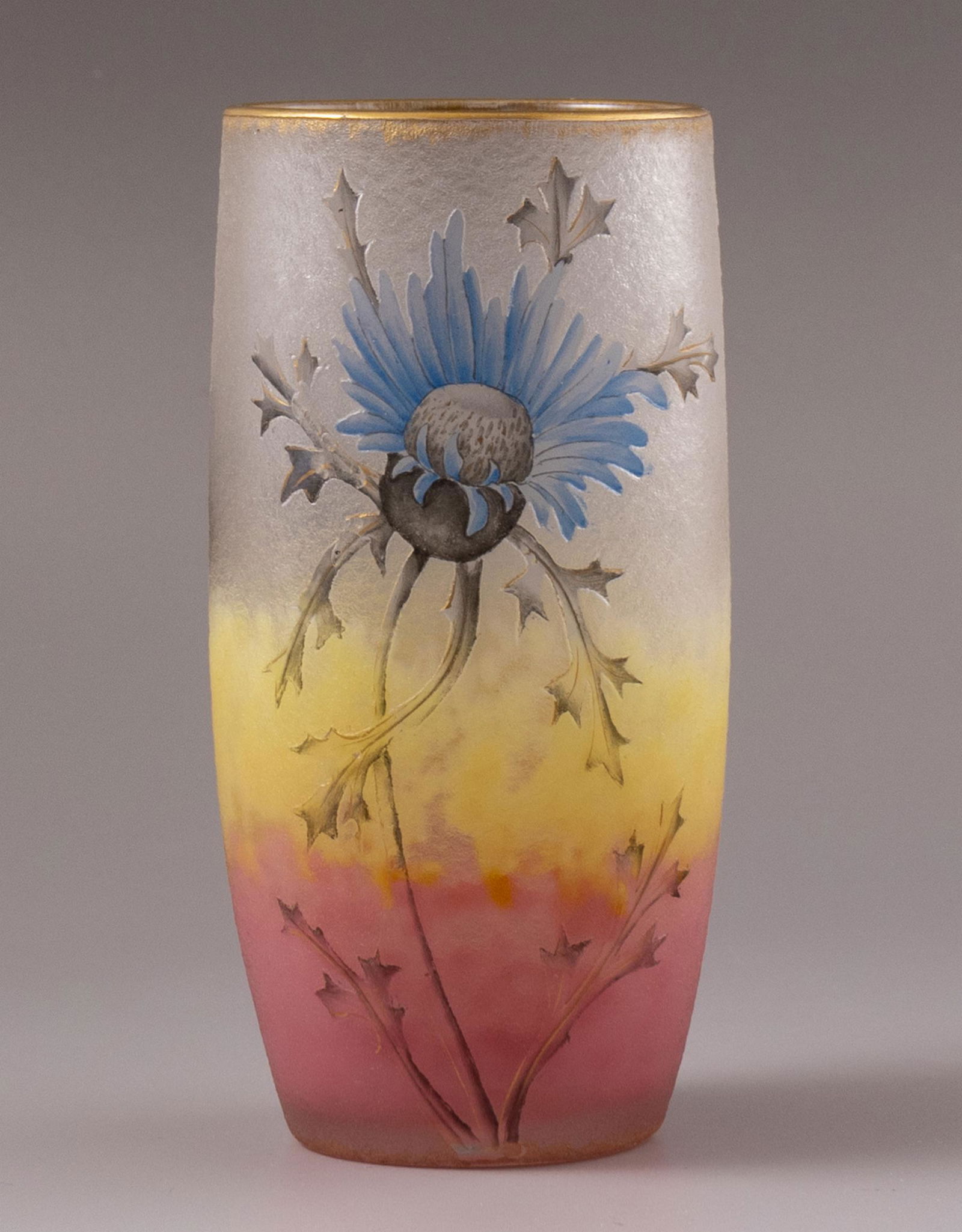 Cameo Glass Vase, Daum Nancy (1 of 7)