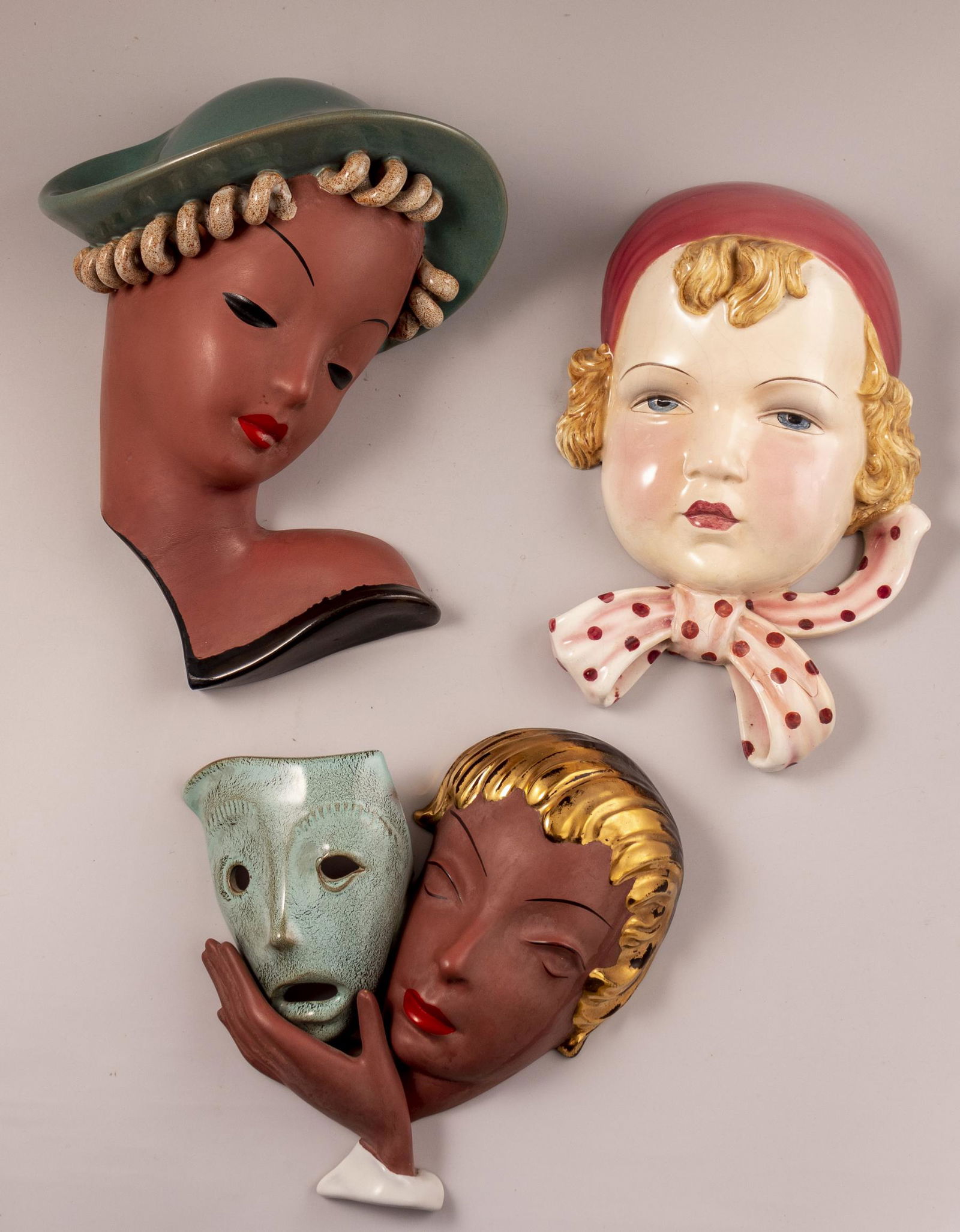 Goldscheider Ceramic Wall Masks (1 of 8)