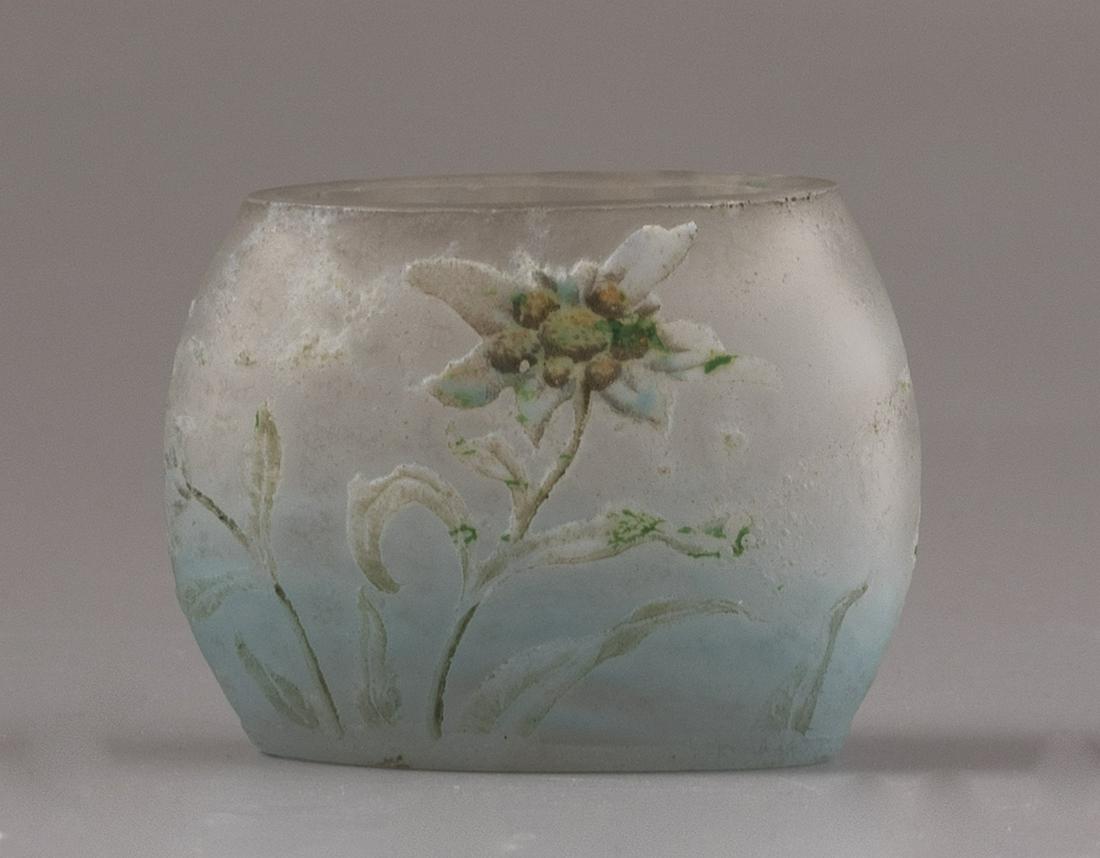 Miniature Cameo Glass Vase, Daum Nancy (1 of 8)