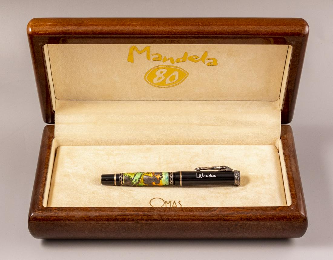 Omas Mandela 80 Limited Edition Fountain Pen, Birth Of Royalty - Sterling Silver (1 of 18)