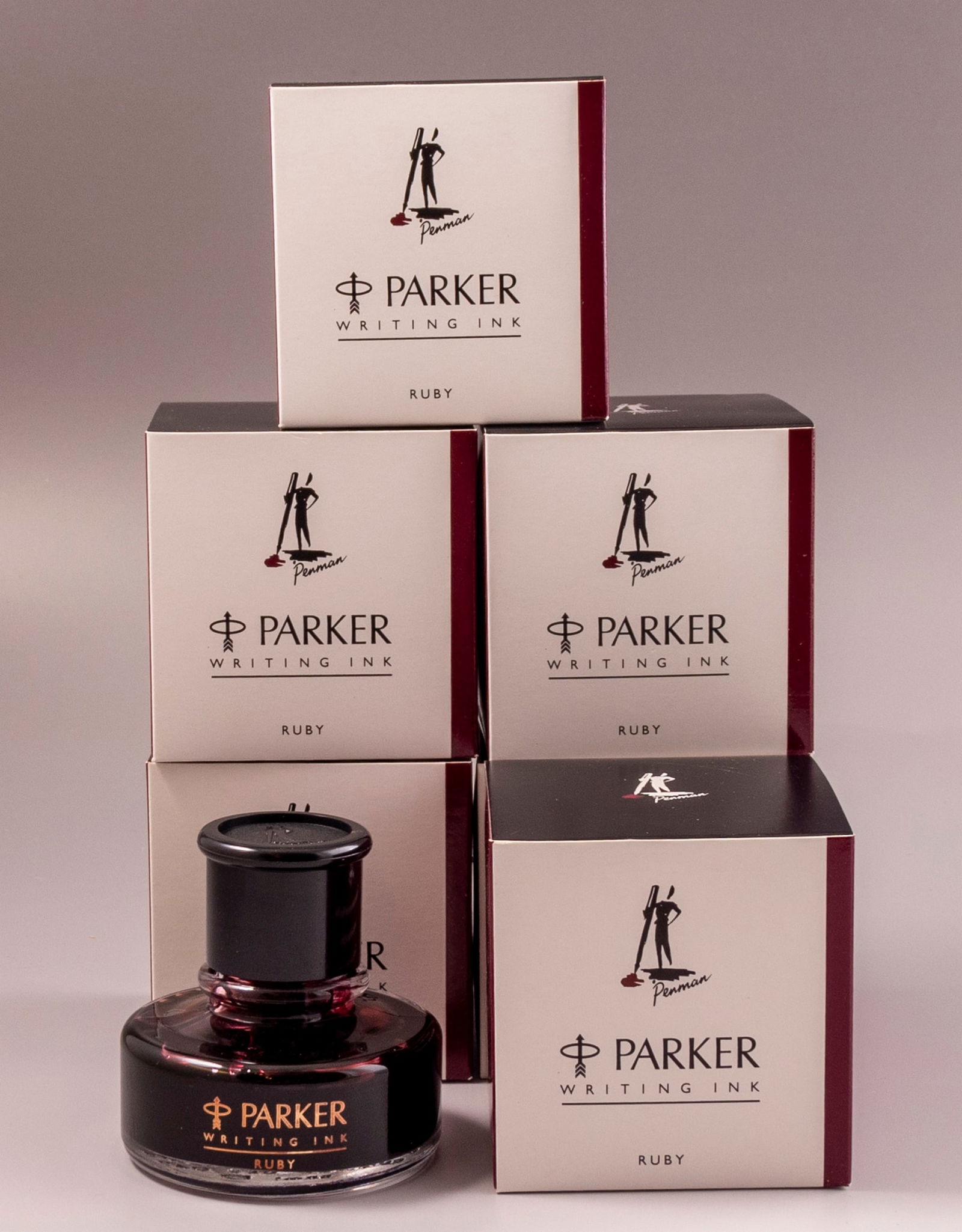 Parker Ink Bottles, Ruby (1 of 4)