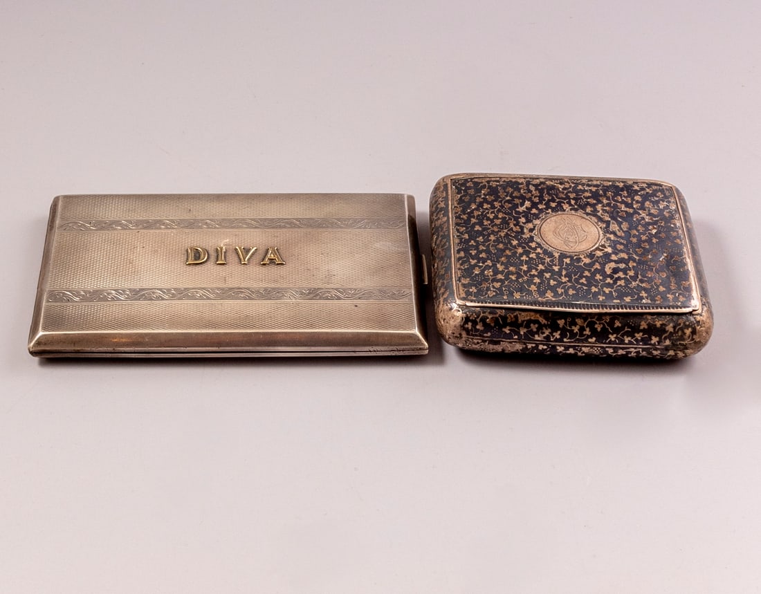 Austro-Hungarian Silver Cigarette Cases (1 of 10)