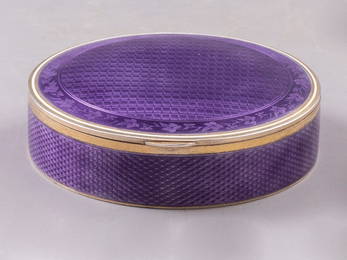 European Enameled Silver Box