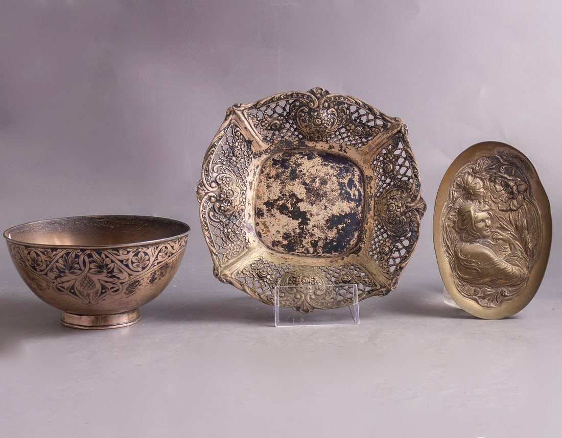 Silver Bowls, Various Origins (1 of 5)