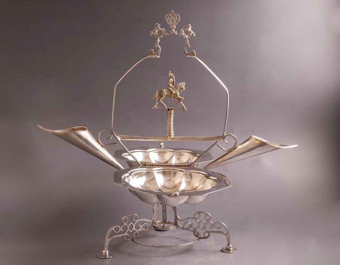 Jewish Iraqi Silver Candy Dish (1 of 9)