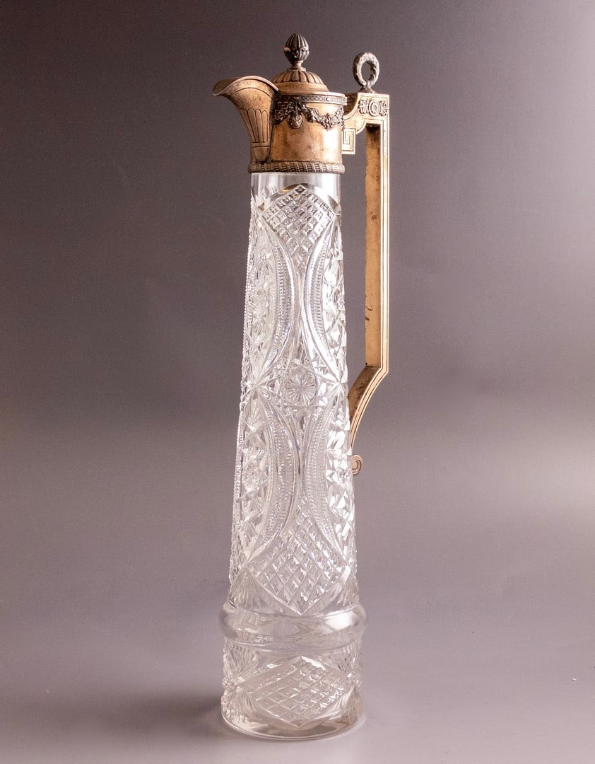 Crystal & Silver Vase, Russia (1 of 6)