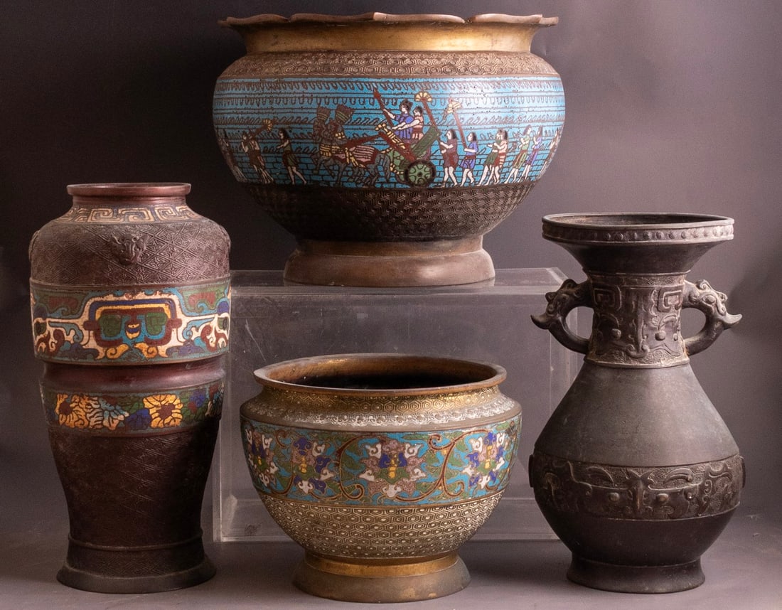 Asian Bronze Vases (1 of 4)