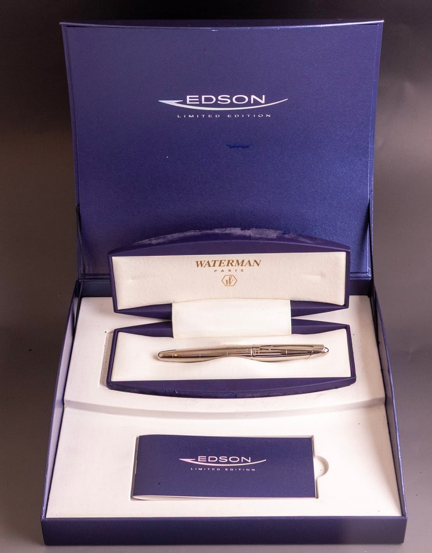 Waterman Edson 120th anniversary LE Fountain Pen, Sterling Silver (1 of 13)