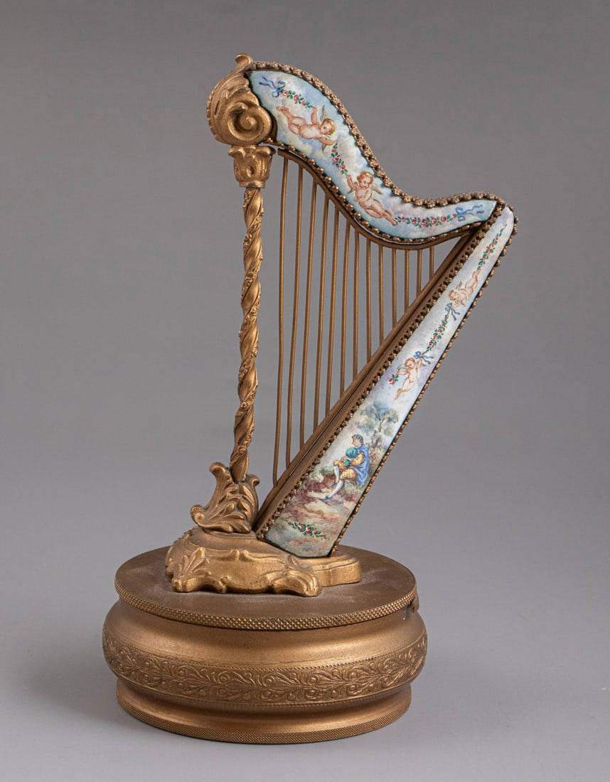 Bronze & Enamel Jewelry Box, Austria (1 of 4)