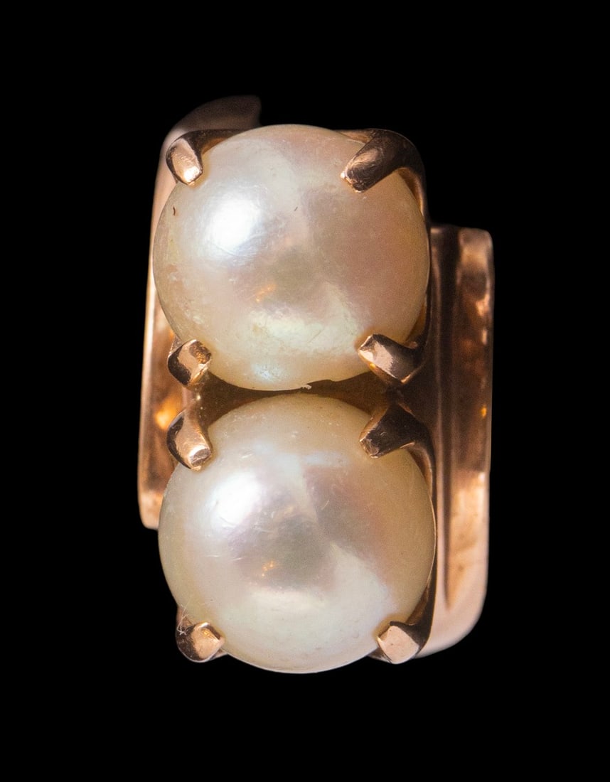 Gold Pearl Ring - 2