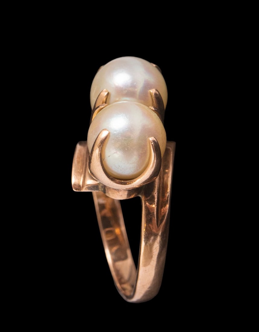 Gold Pearl Ring - 3