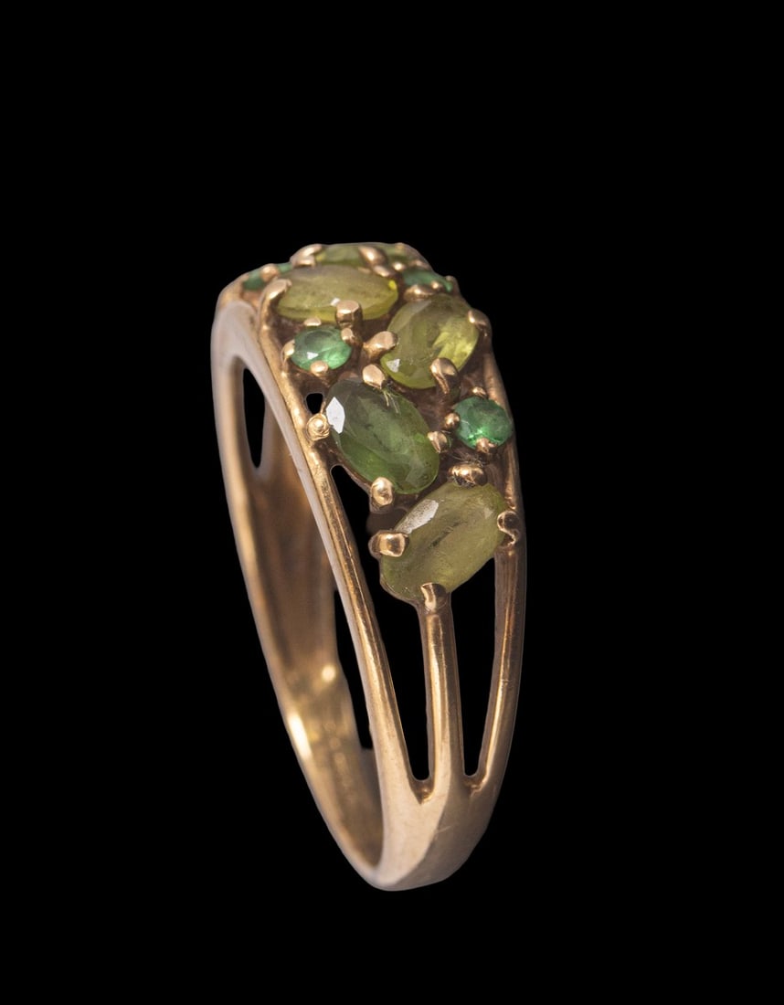 Gold Emerald Ring - 2