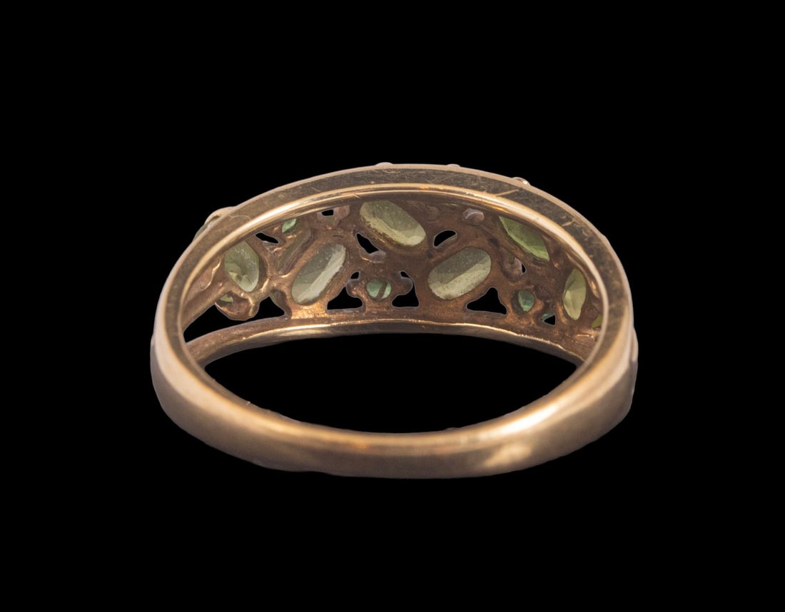 Gold Emerald Ring - 3