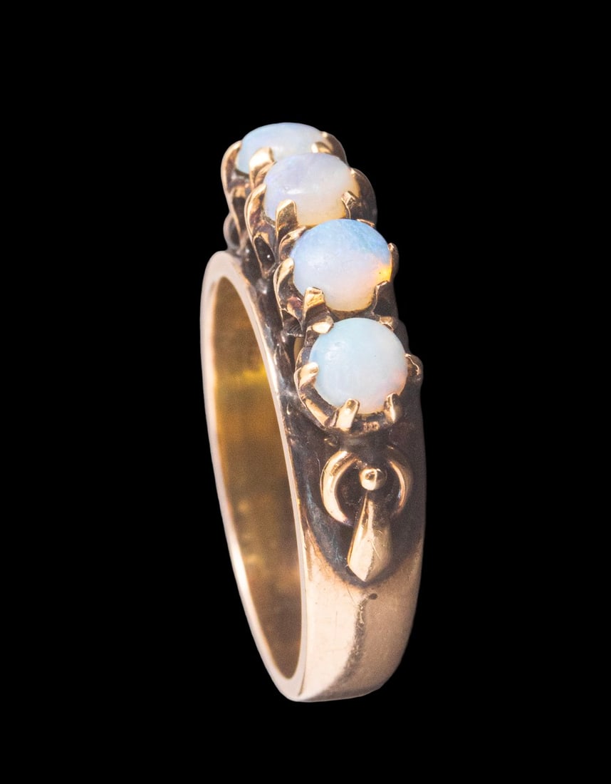 Gold Opal Ring - 2