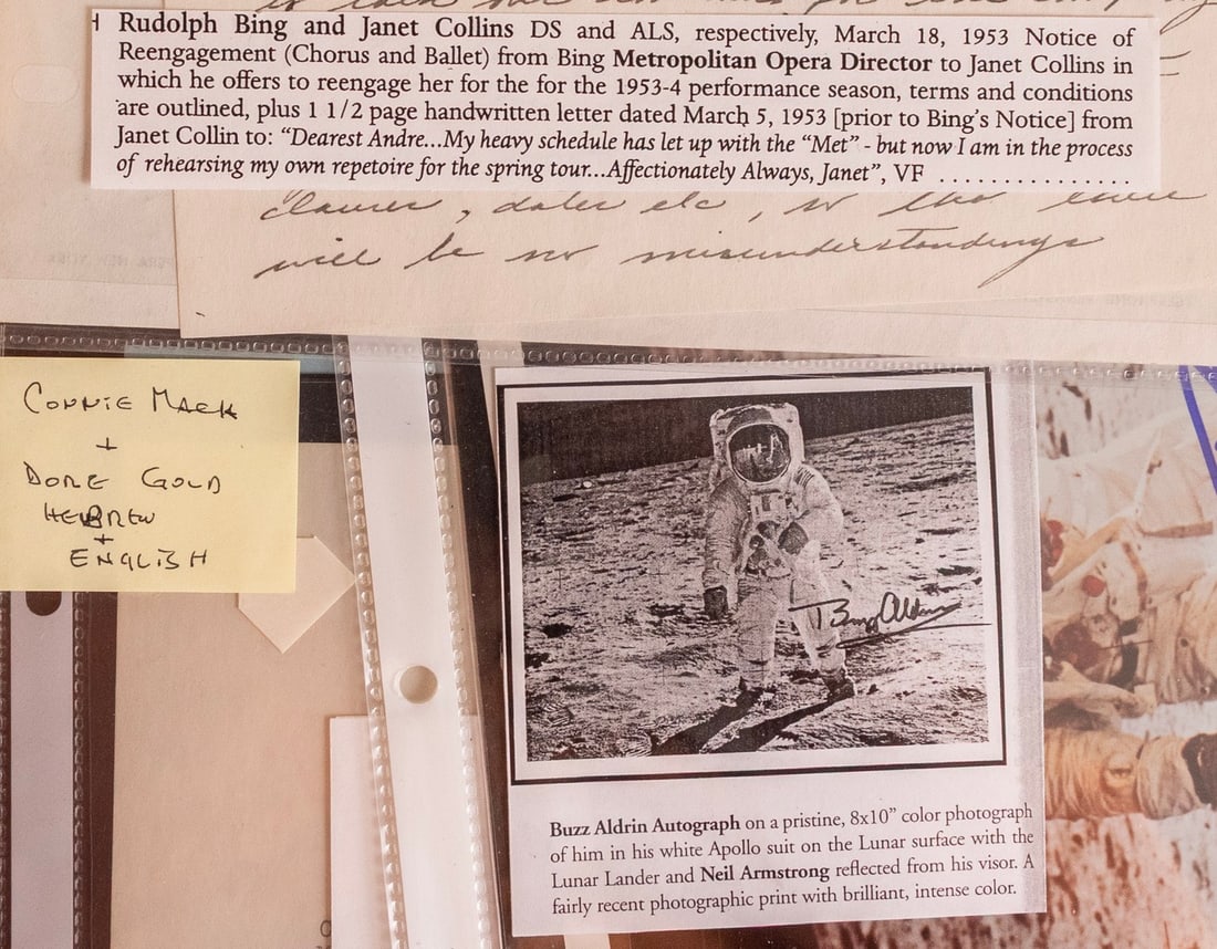 Autographs, including Buzz Aldrin - 10