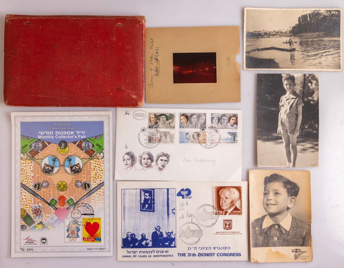 Ephemera Items, Including Autographs by Begin & Leah Goldberg (1 of 20)