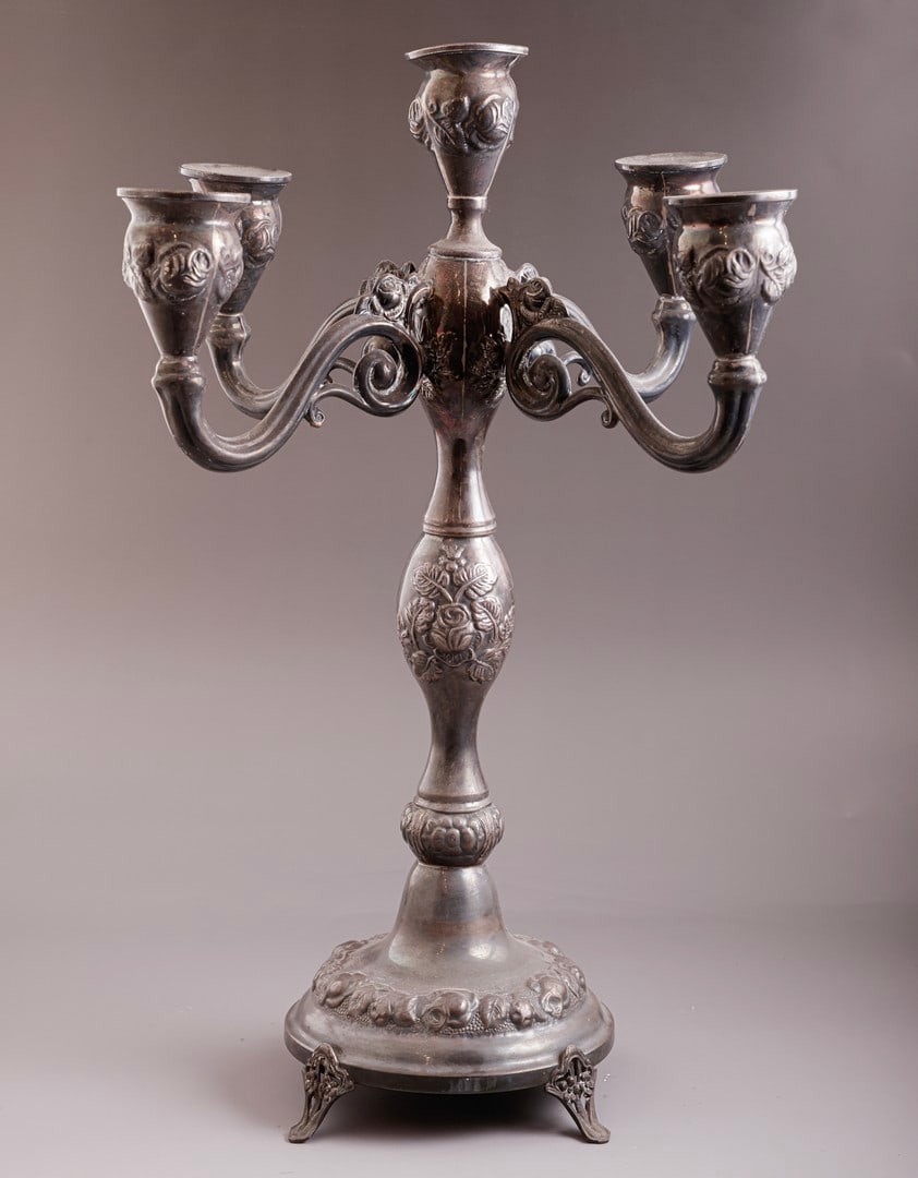 Silver Candelabra, Hazorfim (1 of 3)