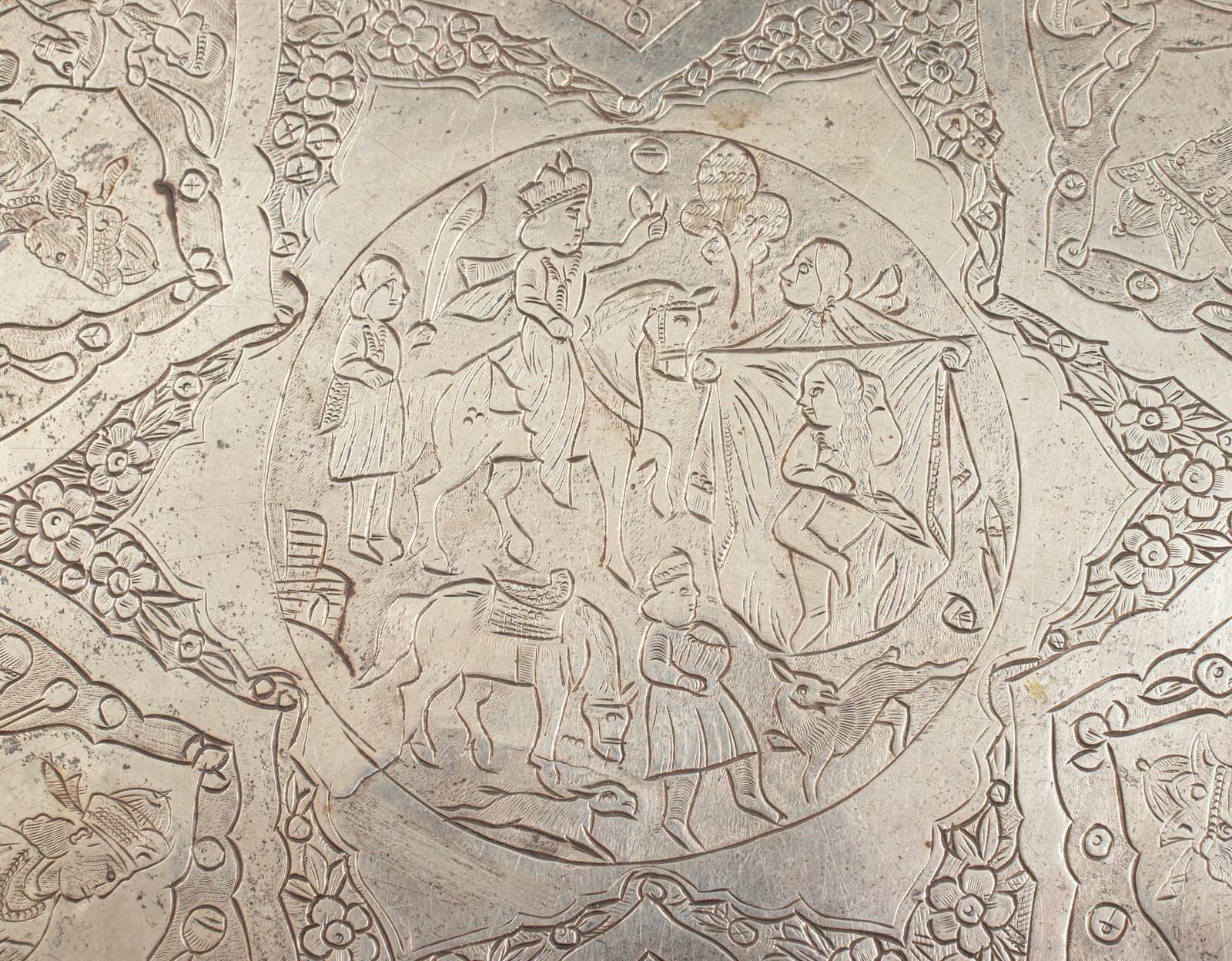 Persian Silver Serving Items - 3