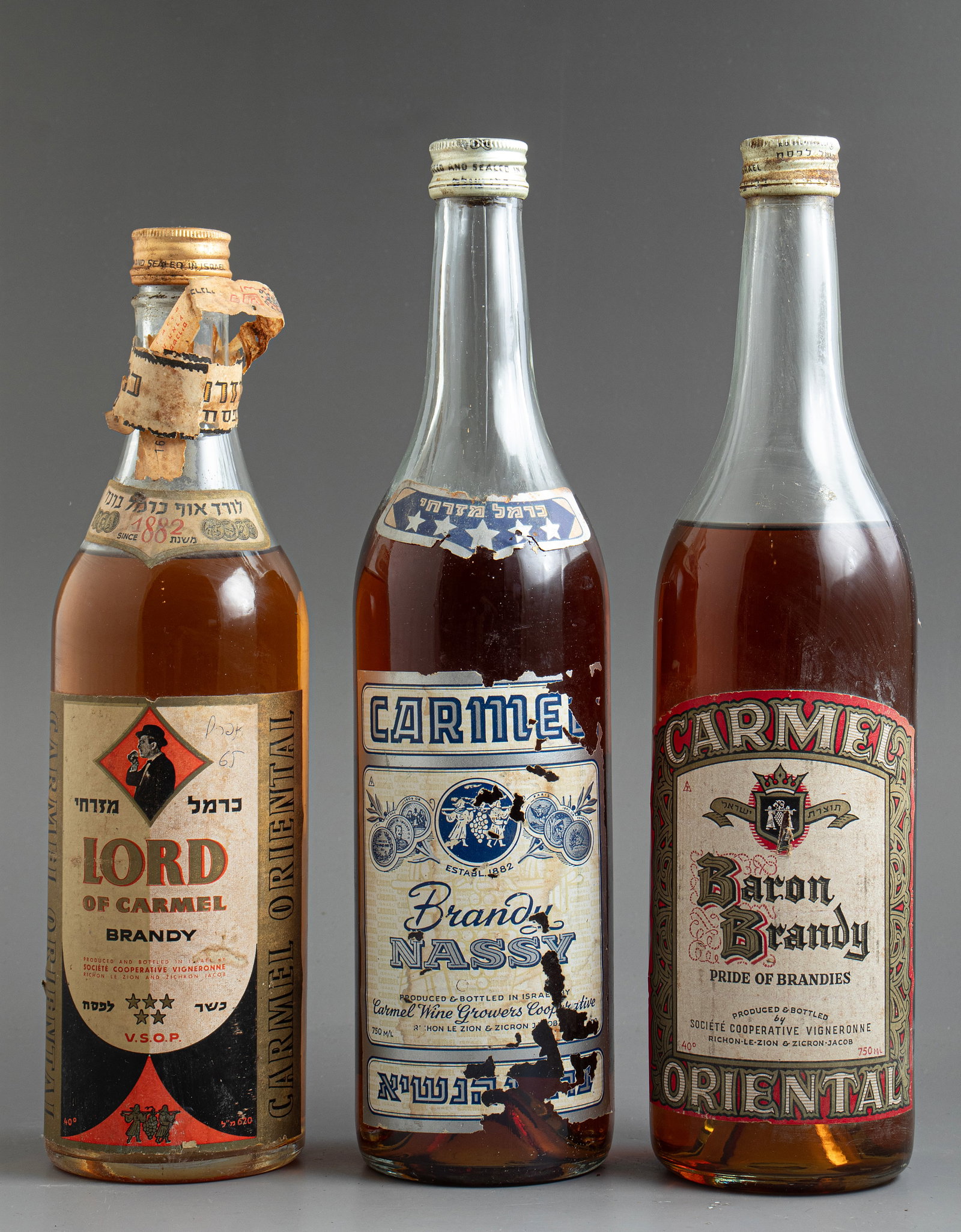 Israeli Brandy Bottles (1 of 2)