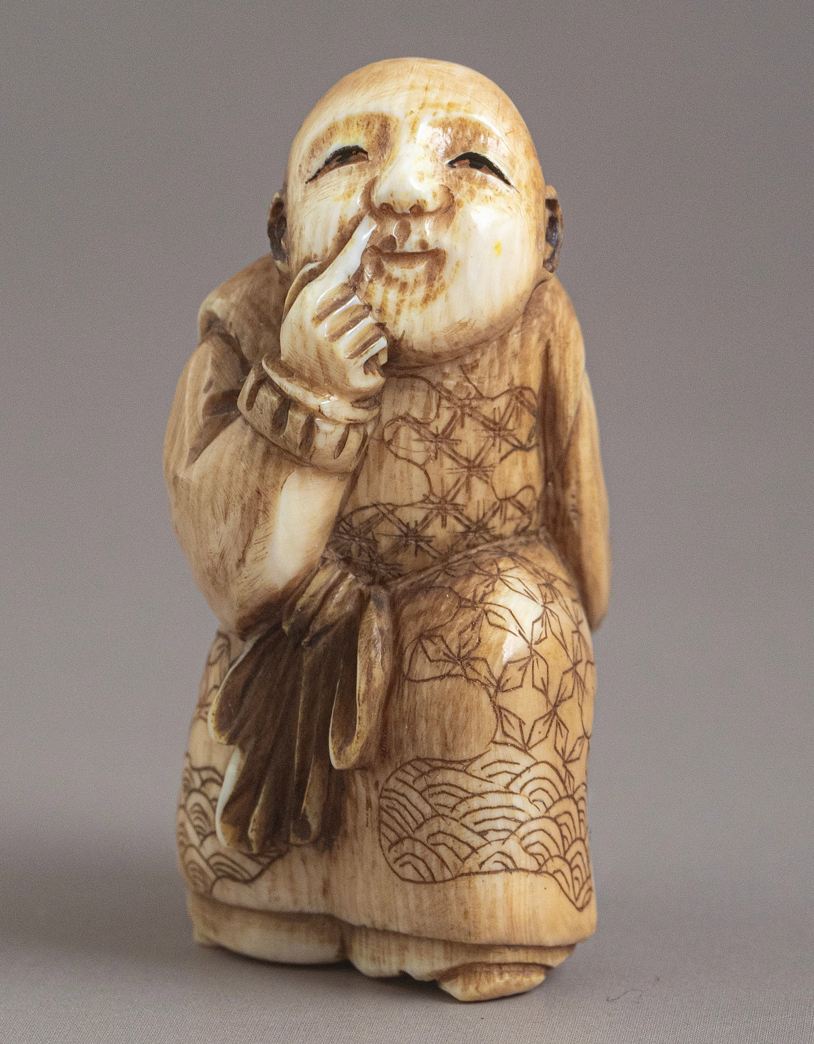 Carved Japanese Netsuke (1 of 5)