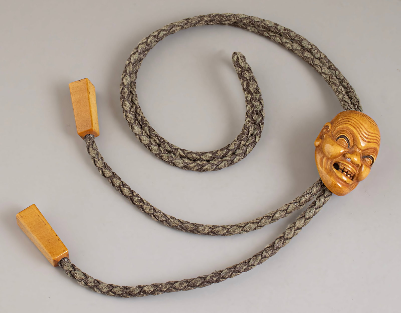 Necklace Incorporating a Japanese netsuke and beads (1 of 4)