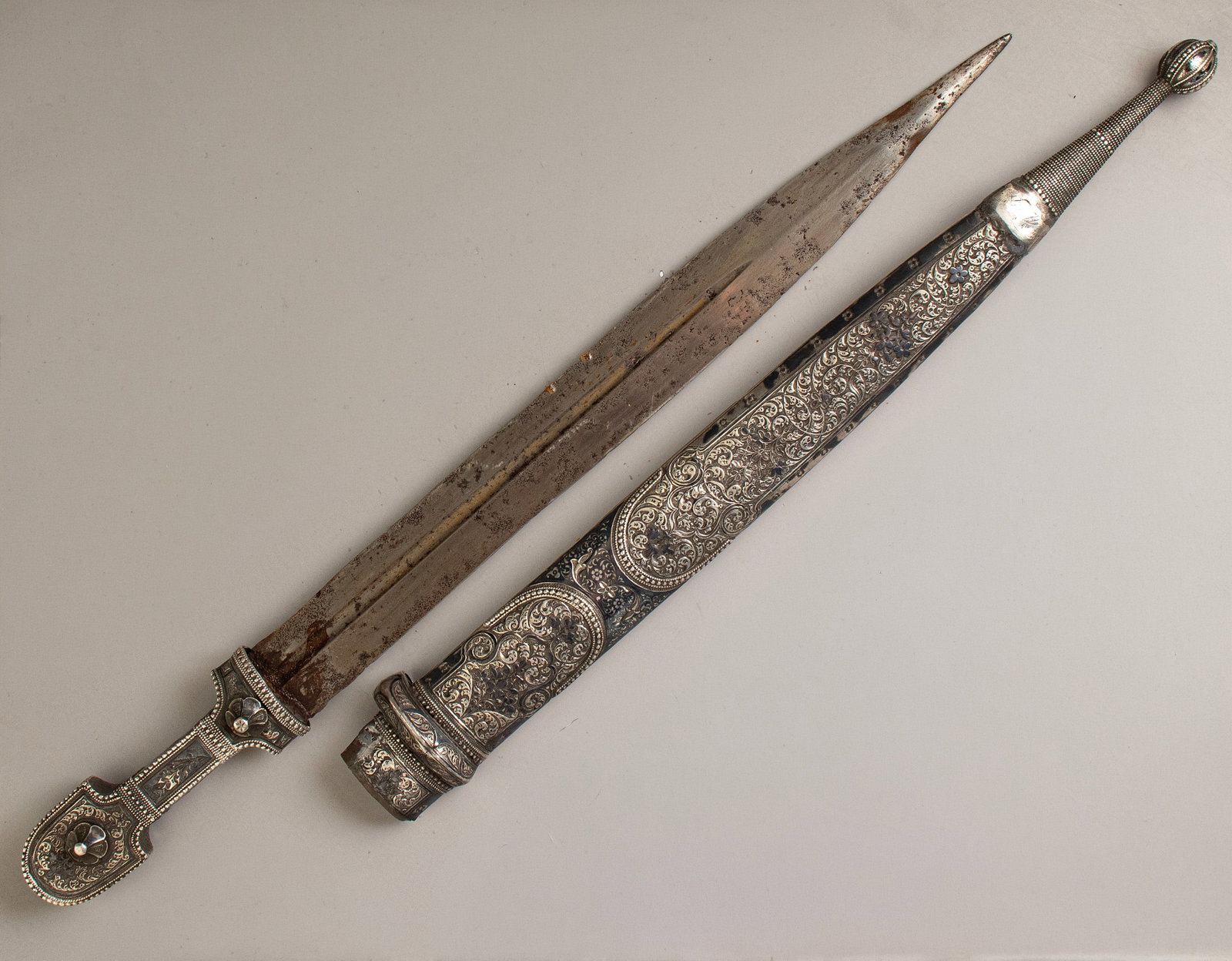Caucasian Silver Dagger - 3