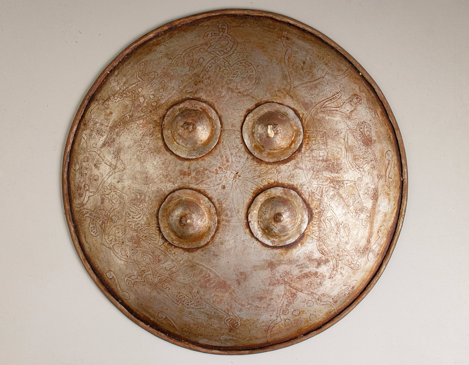 Indo-Persian Iron Hand Shield (1 of 4)