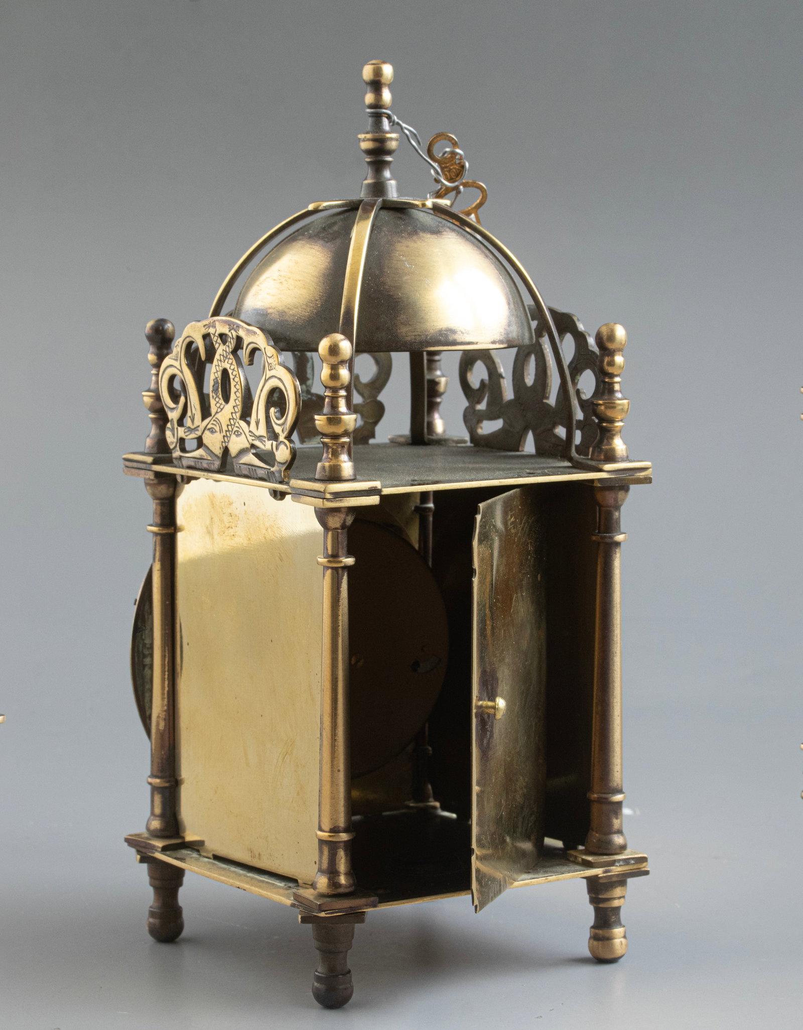 English Table Clock, Smiths Lantern - 2