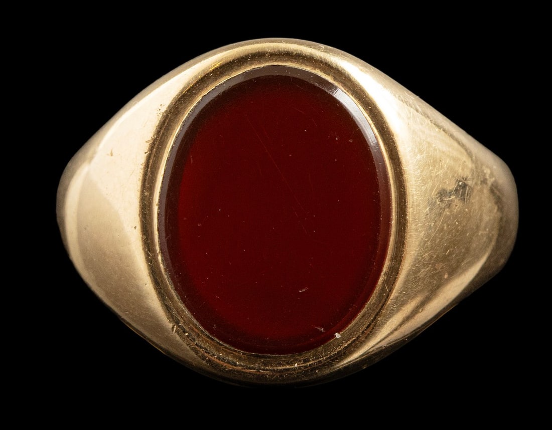 English Gold Signet Ring (1 of 5)