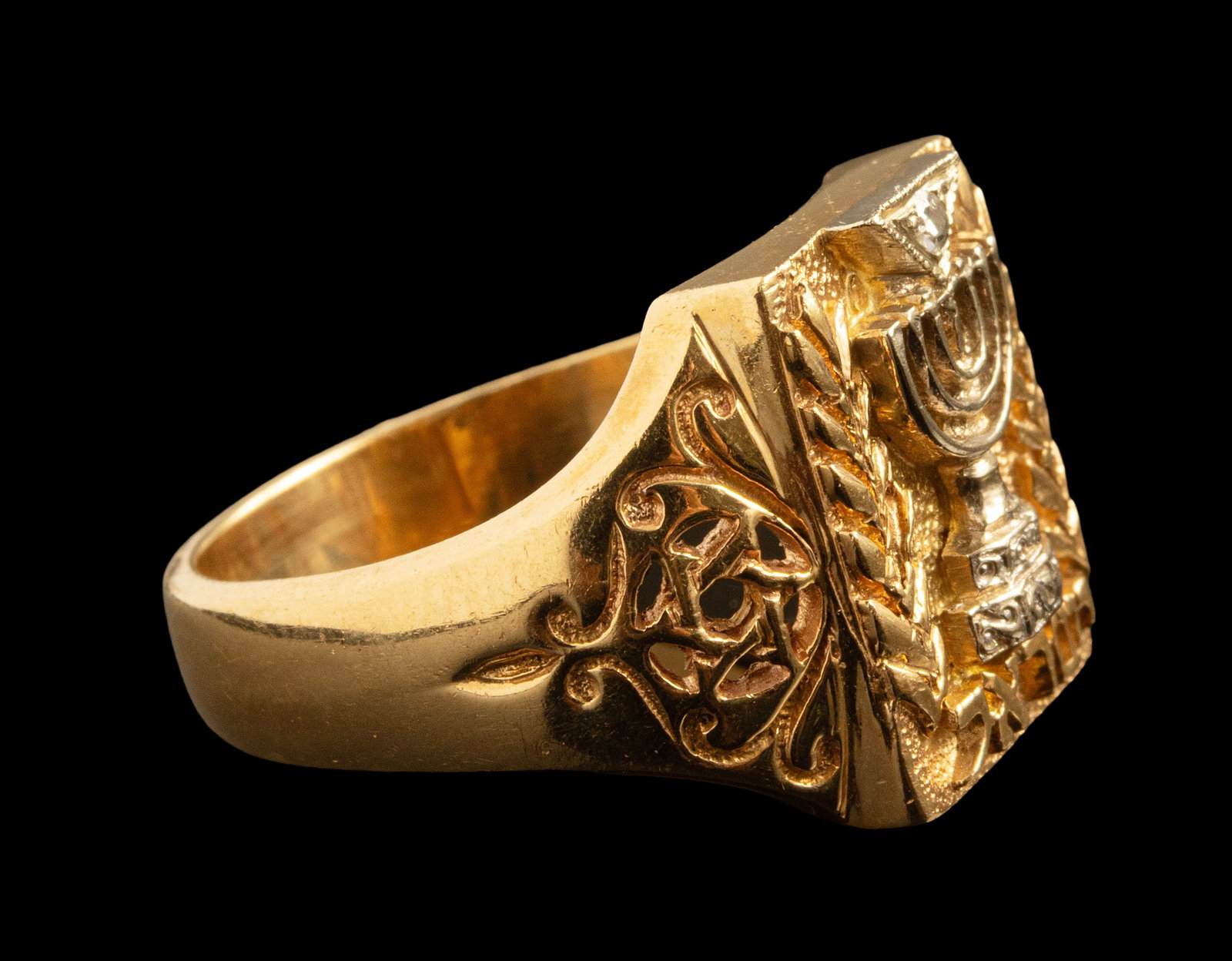 Gold Diamond Ring - 2
