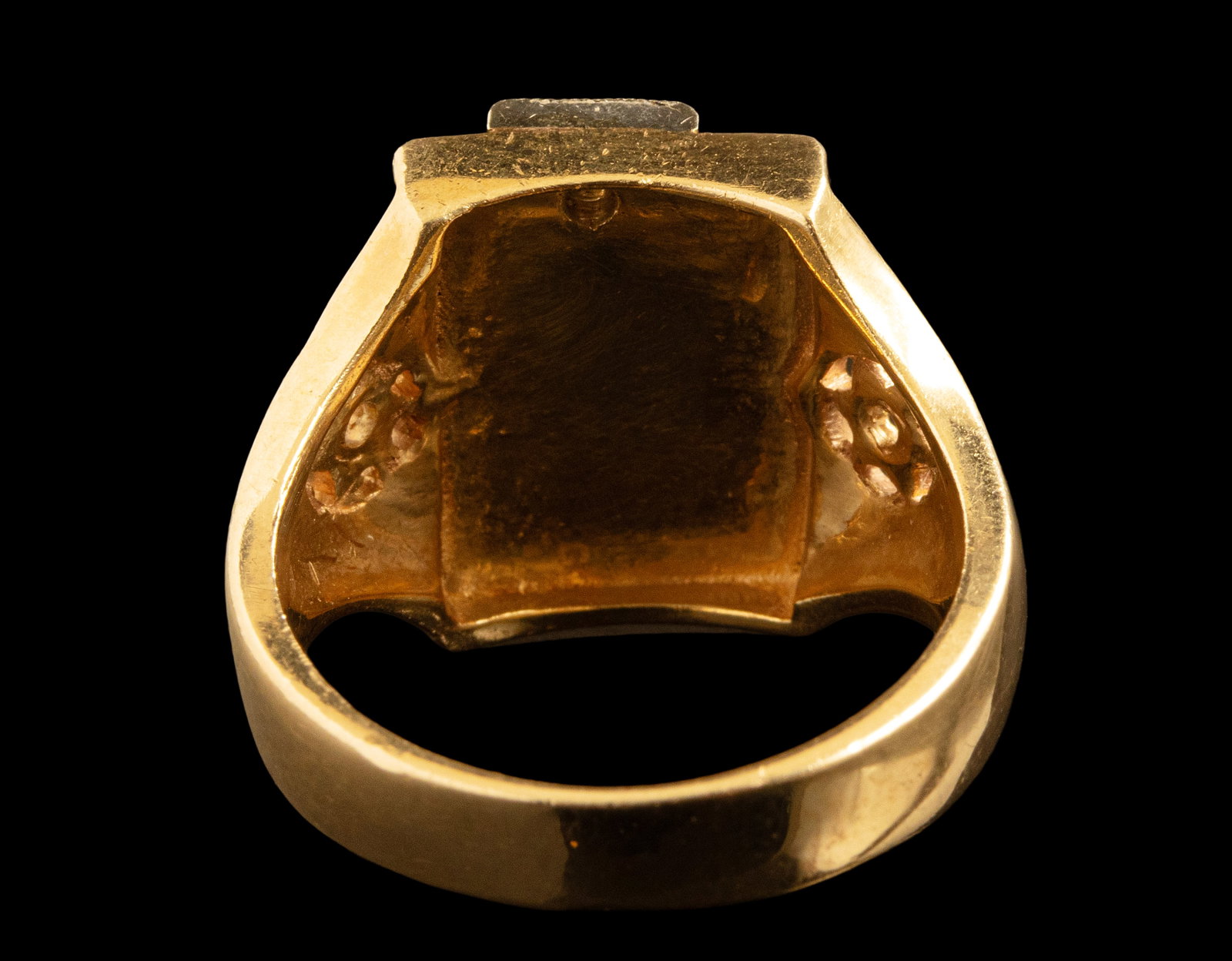 Gold Diamond Ring - 4