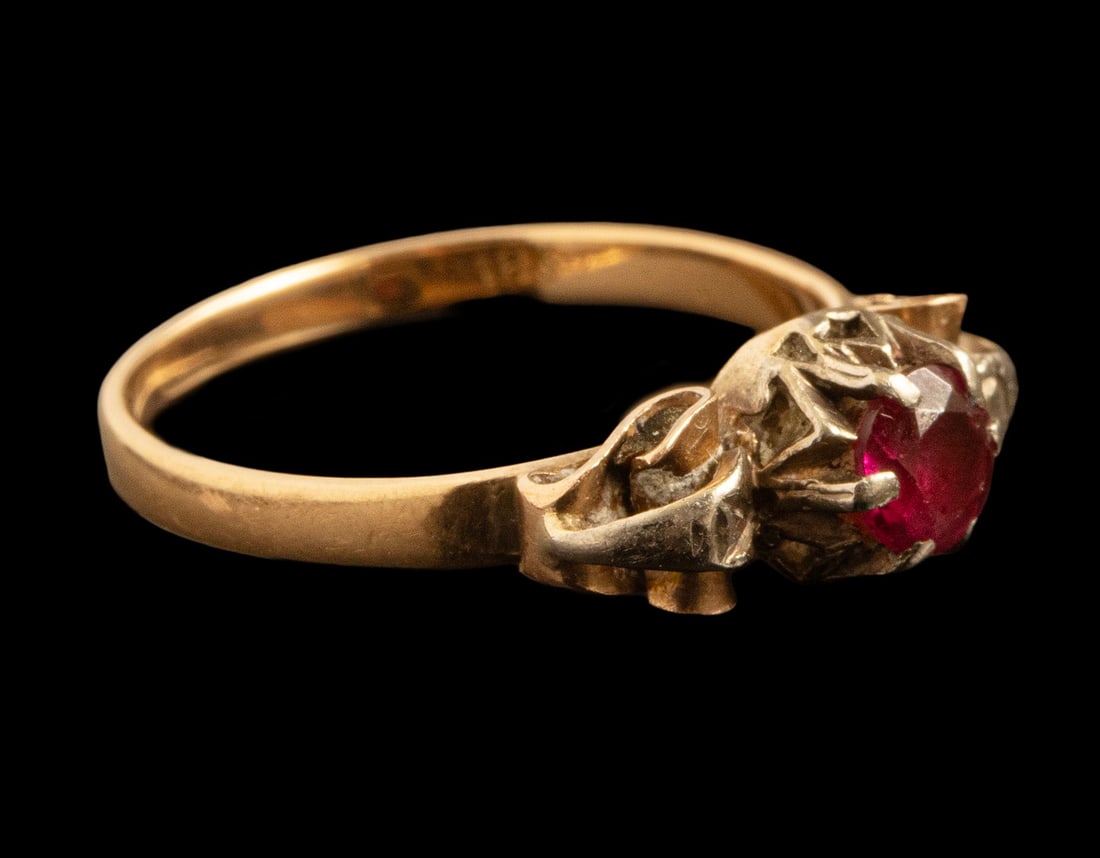 Gold Ruby Ring - 2