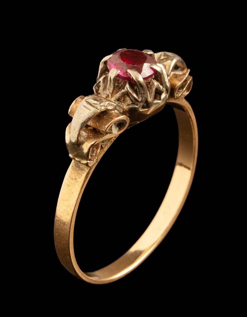 Gold Ruby Ring - 4