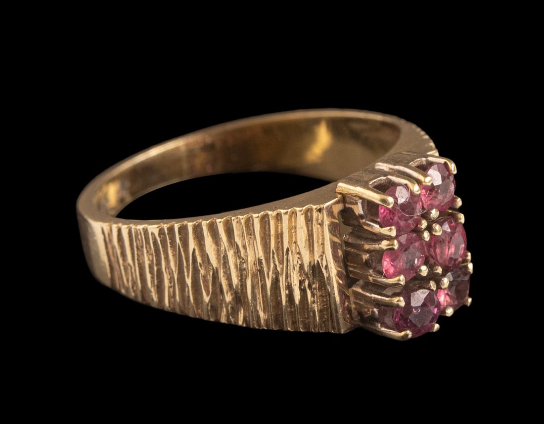 Gold Ruby Ring - 2
