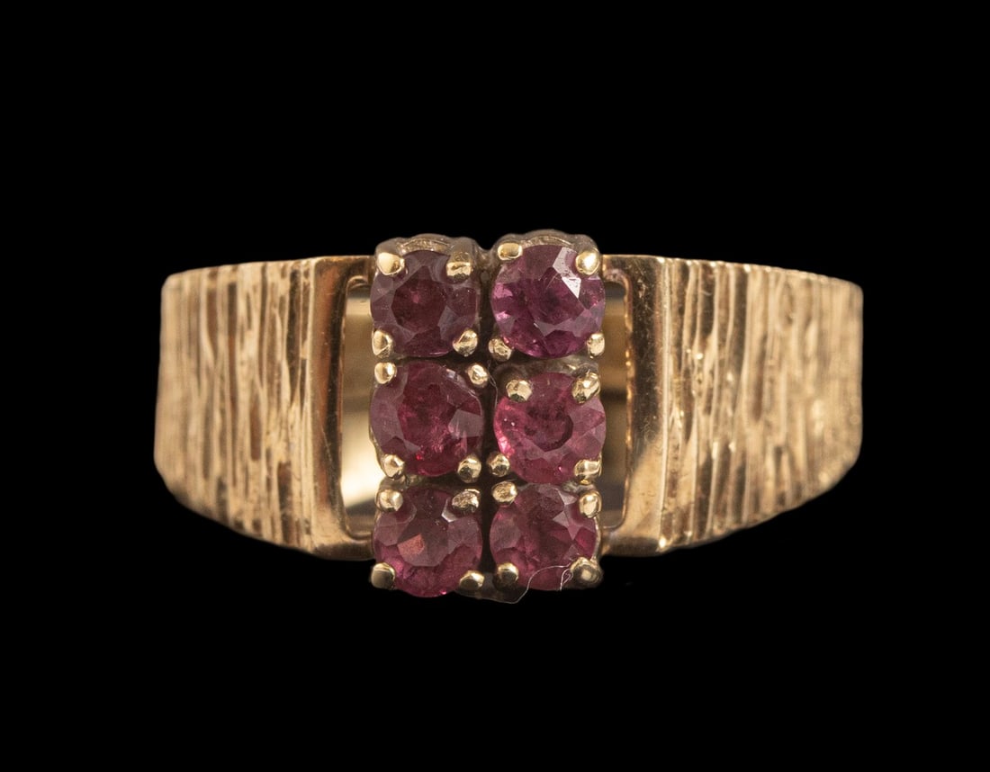 Gold Ruby Ring - 5
