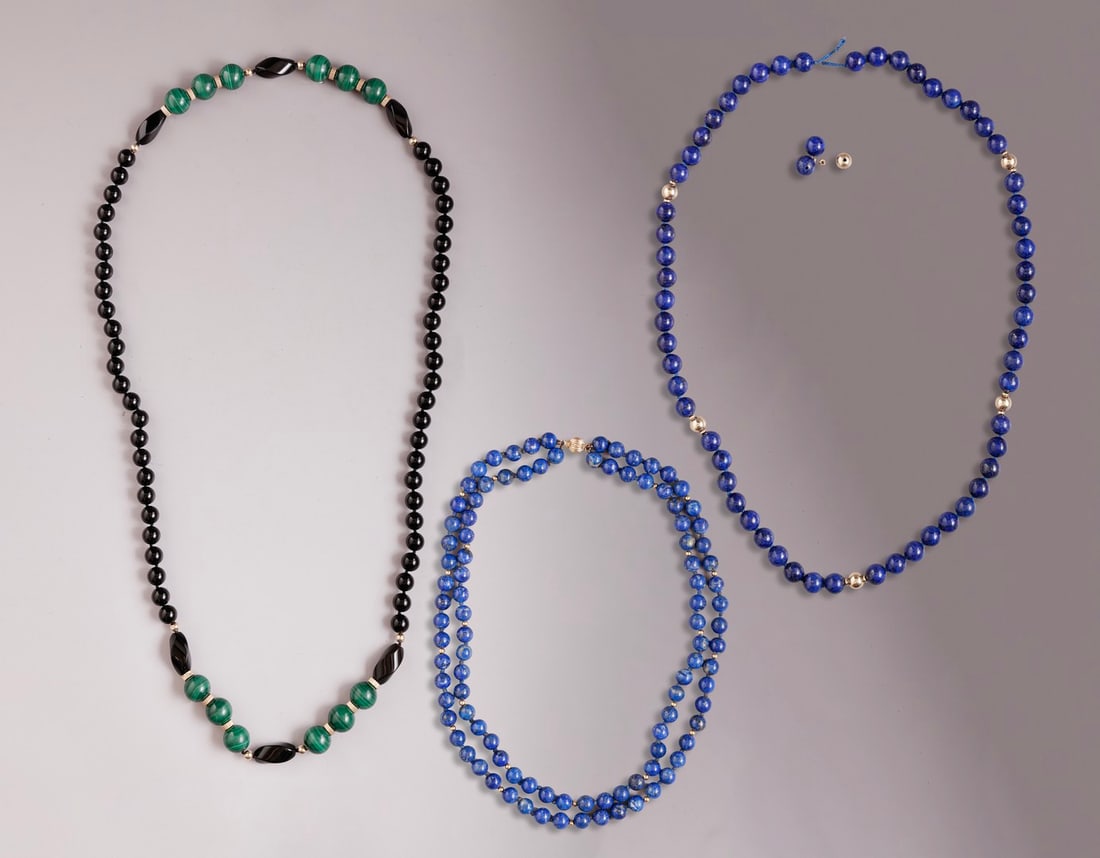 Beaded Stone Necklaces (1 of 5)