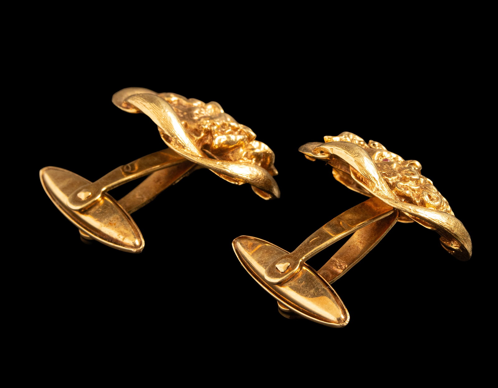 Gold Cufflinks - 2
