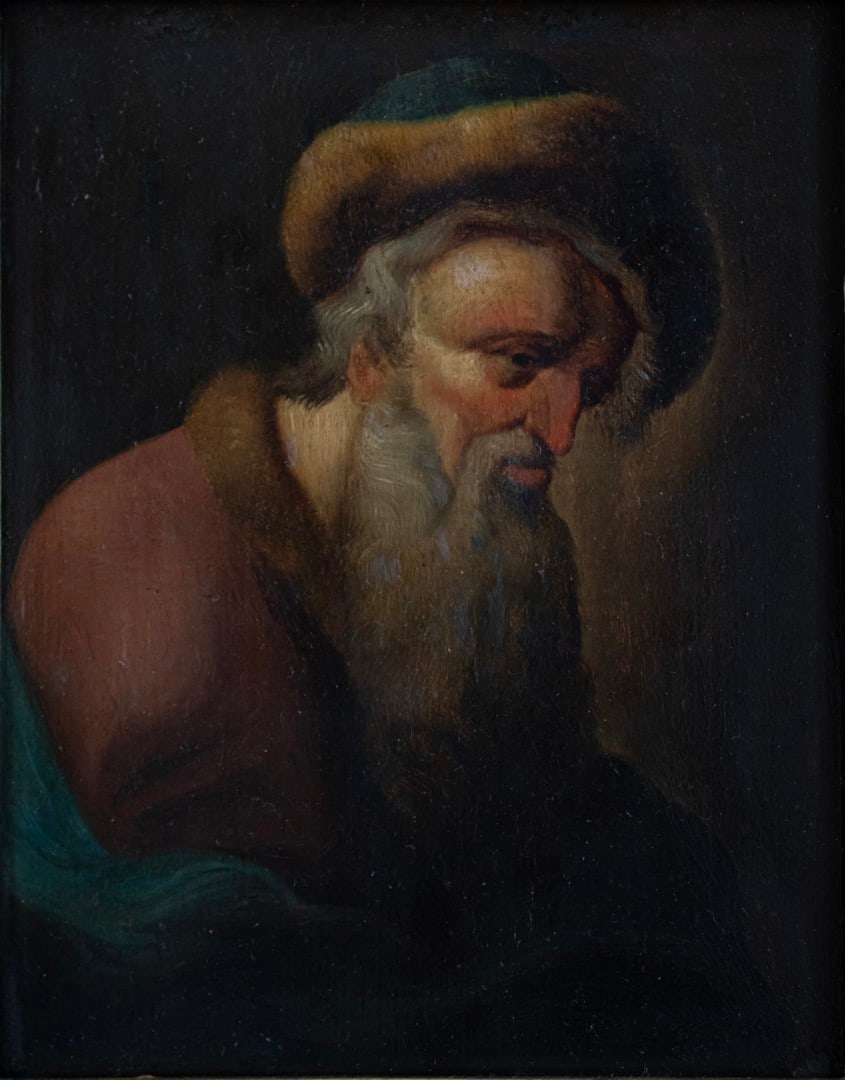 Oil Painting, Old Man (1 of 2)
