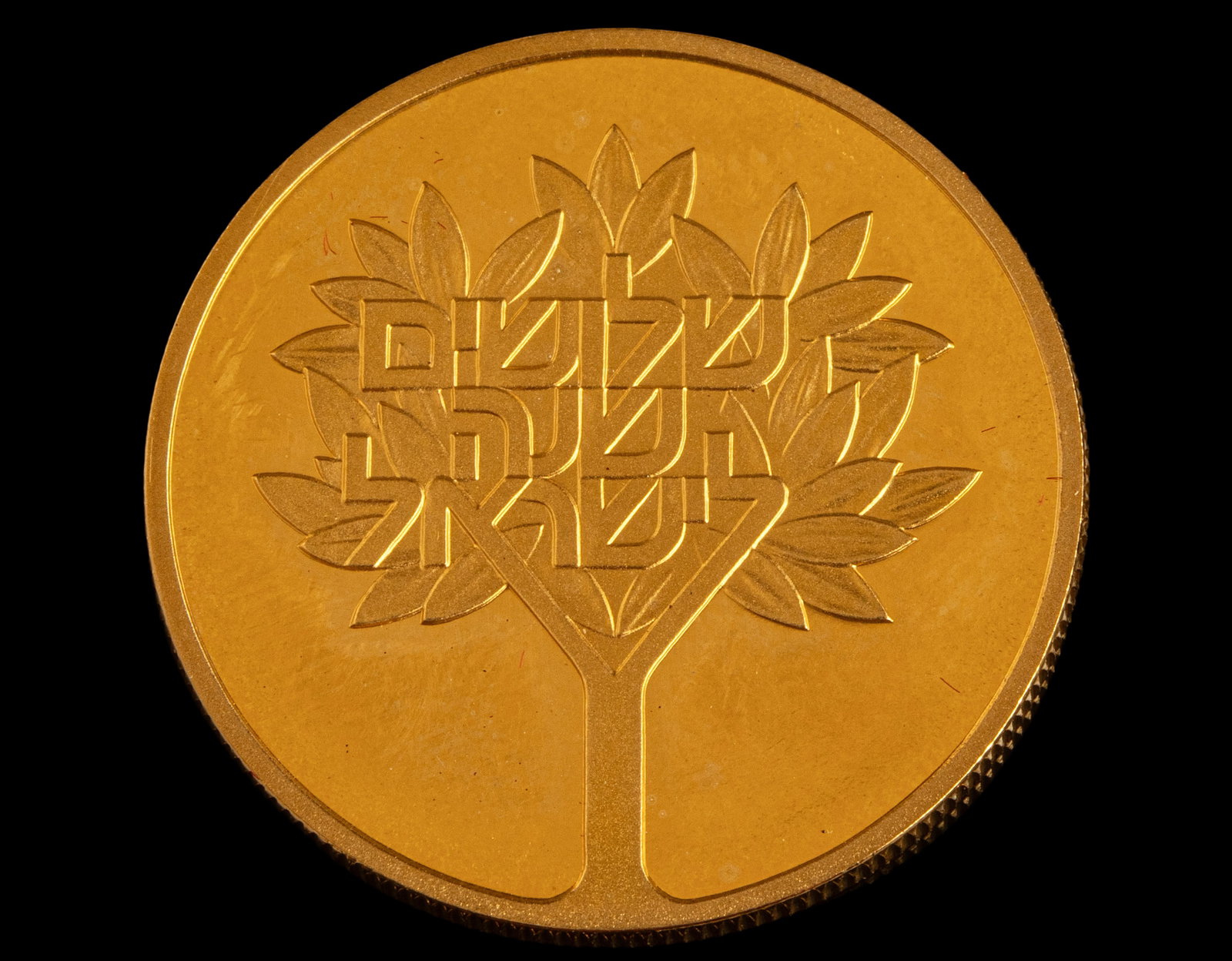 Gold Coin, Union of People and its Land - Israel's 30th Anniversary (1 of 3)