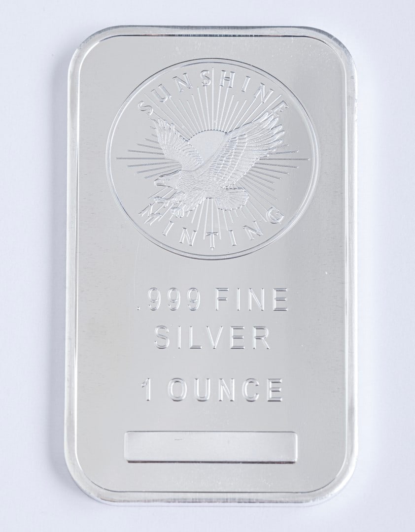 Fine Silver Bullion, 1 Oz: Fine Silver Bullion, 1 Oz (31.1 g)