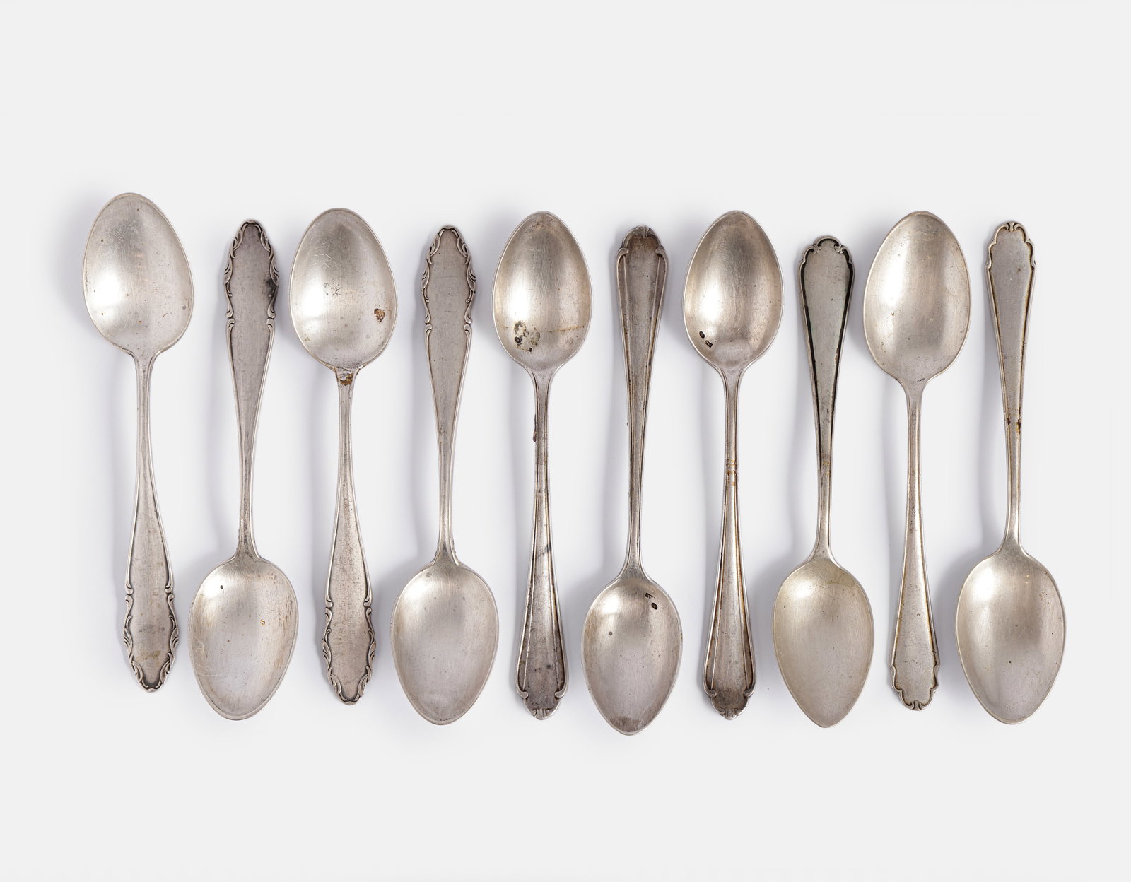 Silver Teaspoons, Various Origins (1 of 3)