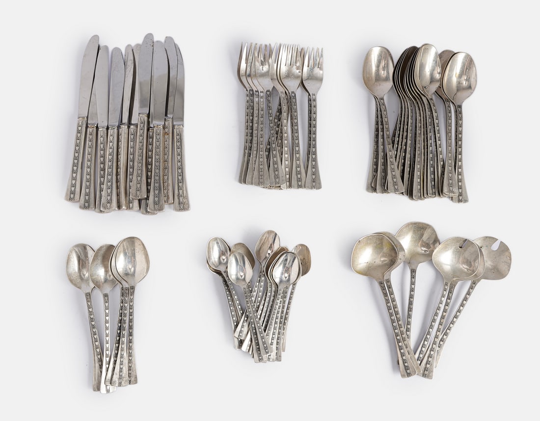 Soviet Silver Cutlery Set (1 of 2)