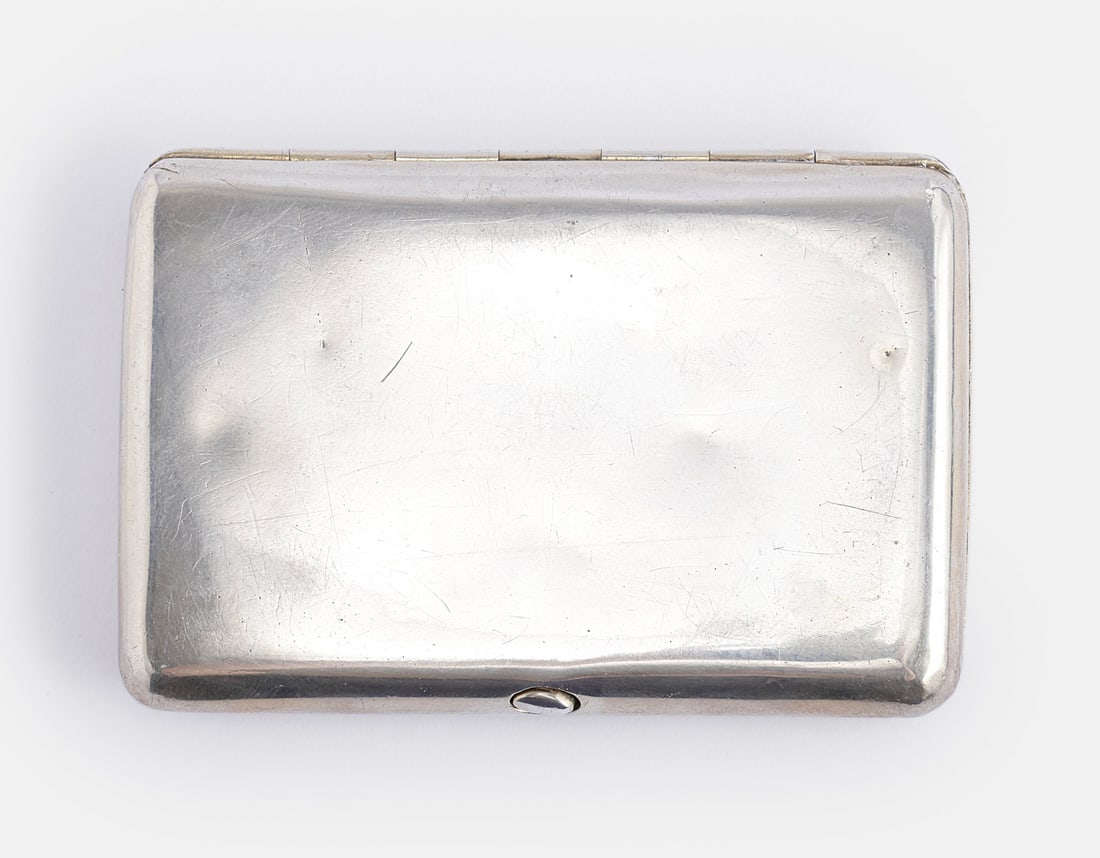 Russian Silver Cigarette Case - 2