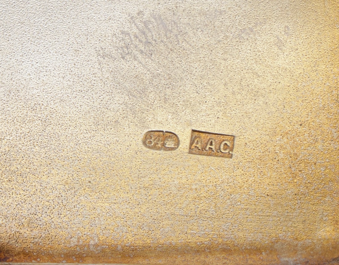 Russian Silver Cigarette Case - 4